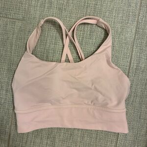 Lululemon Pink Strappy Sports Bra
